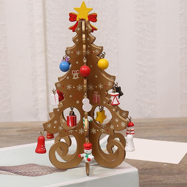 DIY Stereo Wooden Christmas Tree - Christmas Decoration Ornaments Latest Collections Online