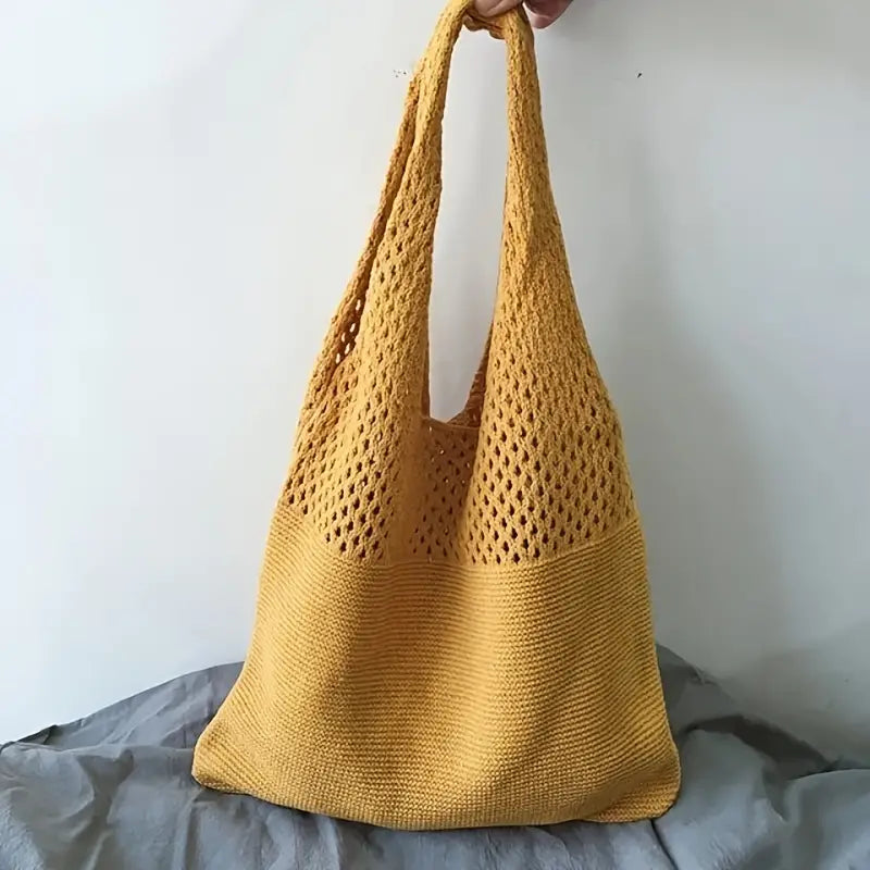 Simple Retro Hollow Crochet Bag Cheap Sale Brand New Unisex