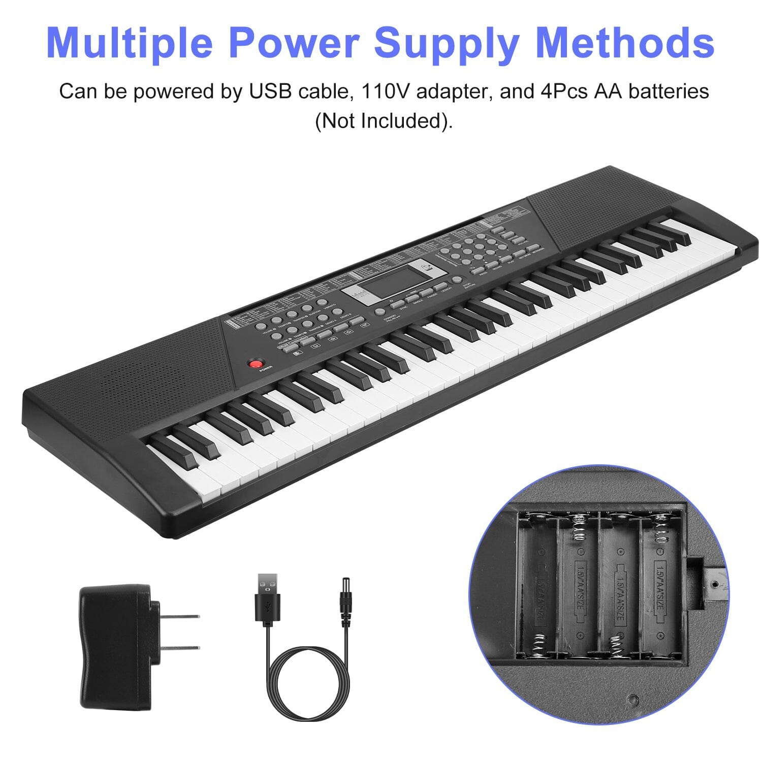 61 Keys Digital Music Keyboard Electronic Piano Cheap Sale Visit New