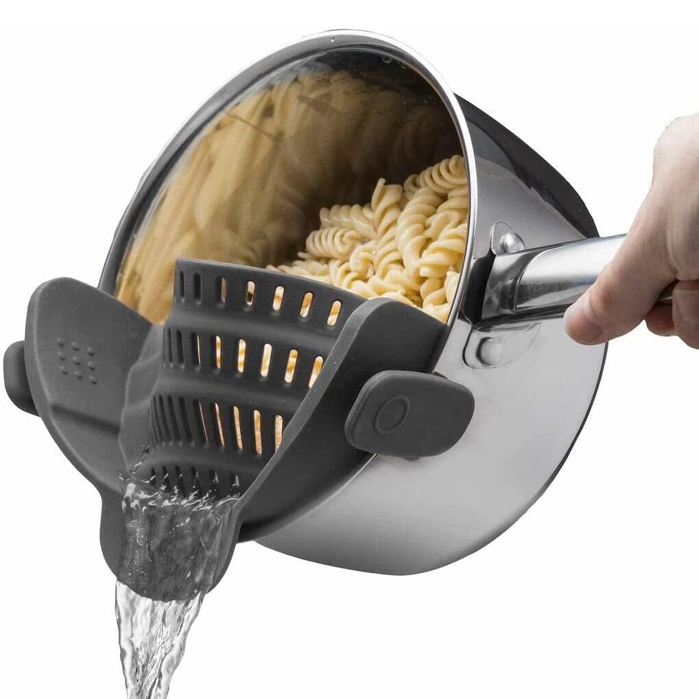 Adjustable Silicone Pot Strainer and Pasta Strainer Perfect Sale Online