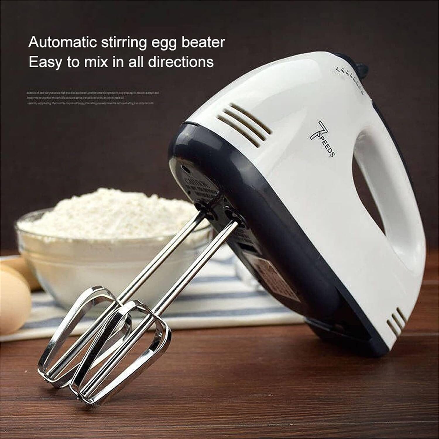 Electric Hand Mixer with 4 Mixing Rods and a Separator For Sale For Sale