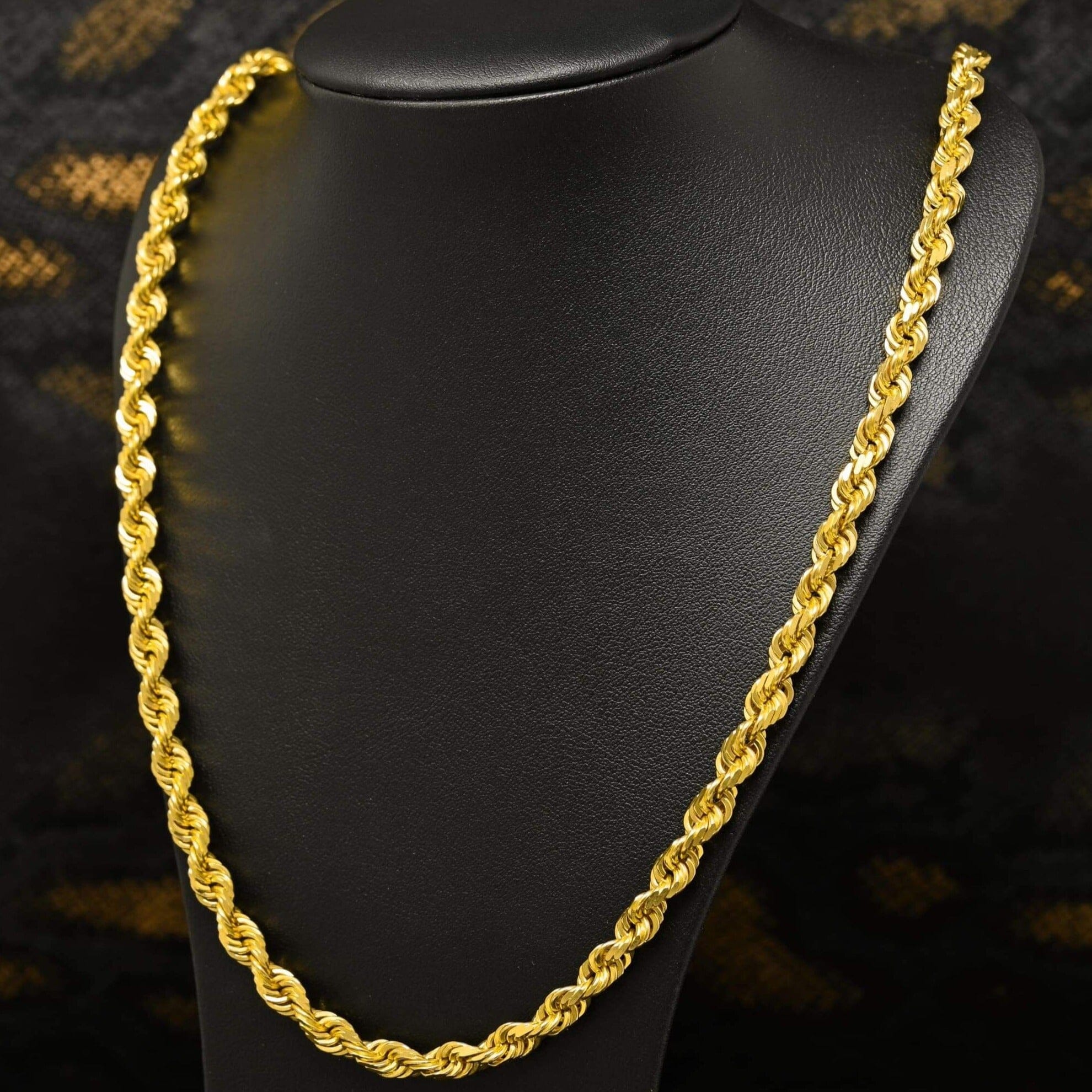 Rope Chain in Yellow Gold - 8mm 2025 Newest Sale Online