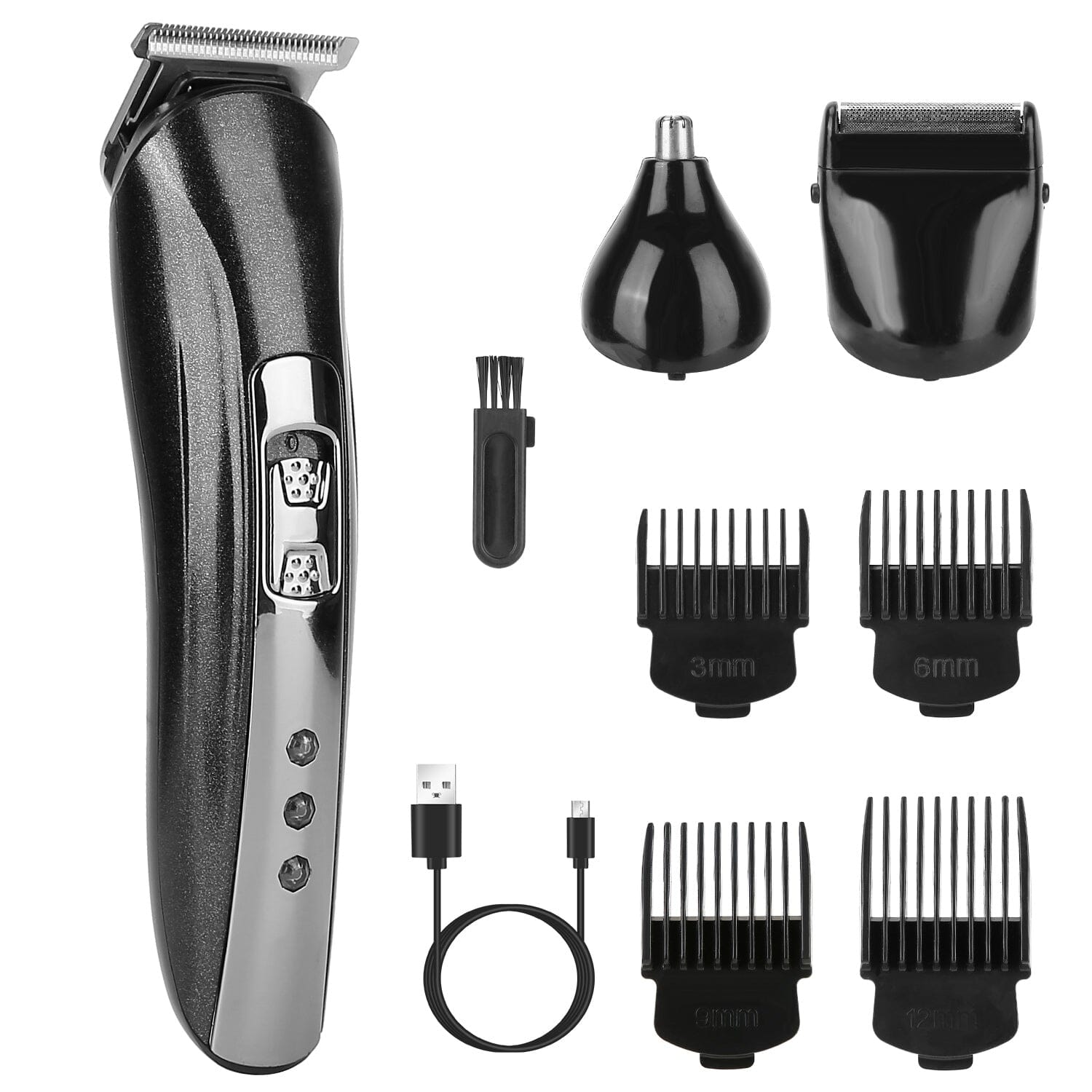 3-in-1 Rechargeable Hair Clipper Cordless Hair Trimmer Shaver Clearance Best Seller