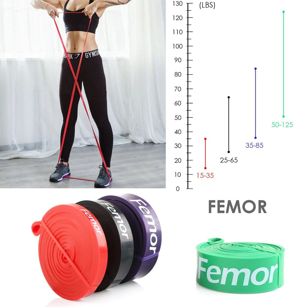 4-Piece: Exercise Bands Latex Resistance elastic Band -Pull Up Assist Bands Fitness Great Deals Cheap Pice