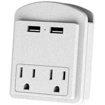 Surge Protector 2 Wall Outlets and 2 USB Ports Authentic For Sale