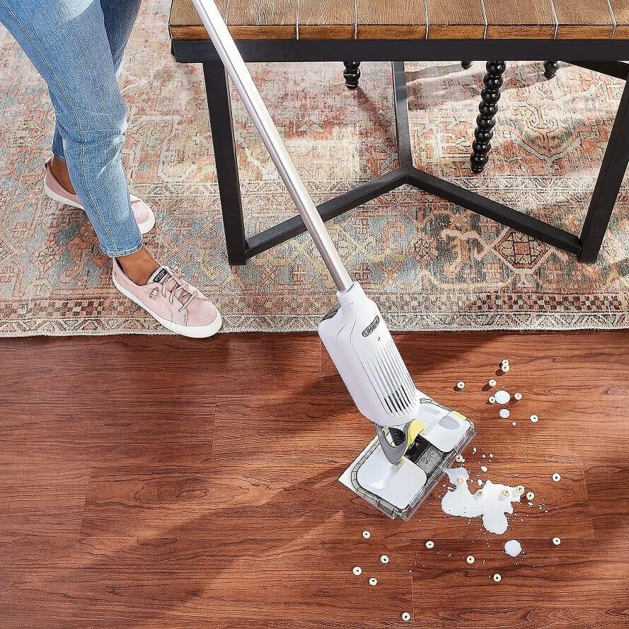 Shark QM250WH VACMOP Pro Cordless Hard Floor Vacuum Mop with Disposable Pad (White) High Quality For Sale