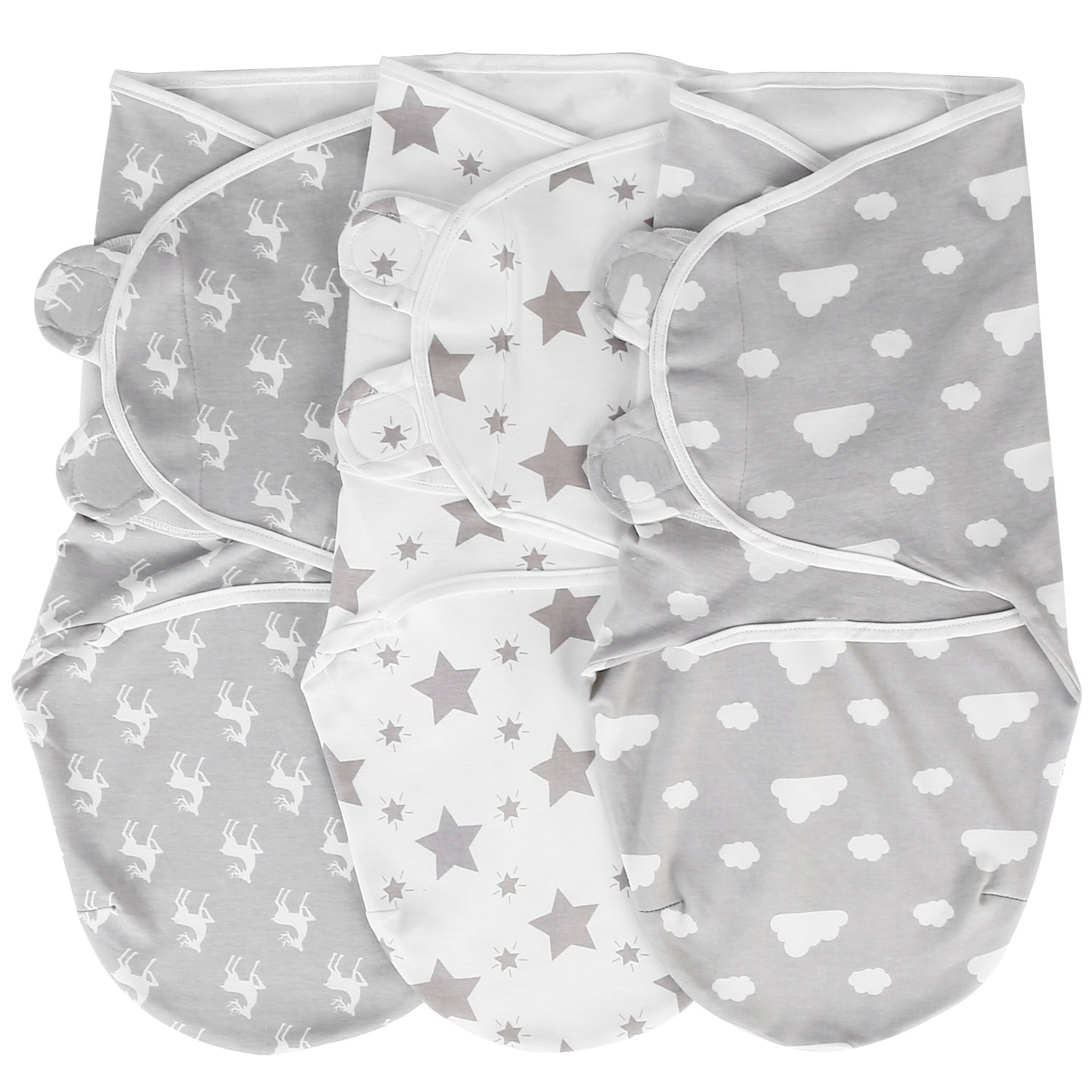 3-Pack: Baby New Born Swaddle Wrap Cheap Sale 100% Original