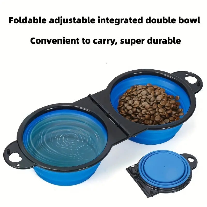 2-in-1 Collapsible Double Dog Bowl Discount Eastbay