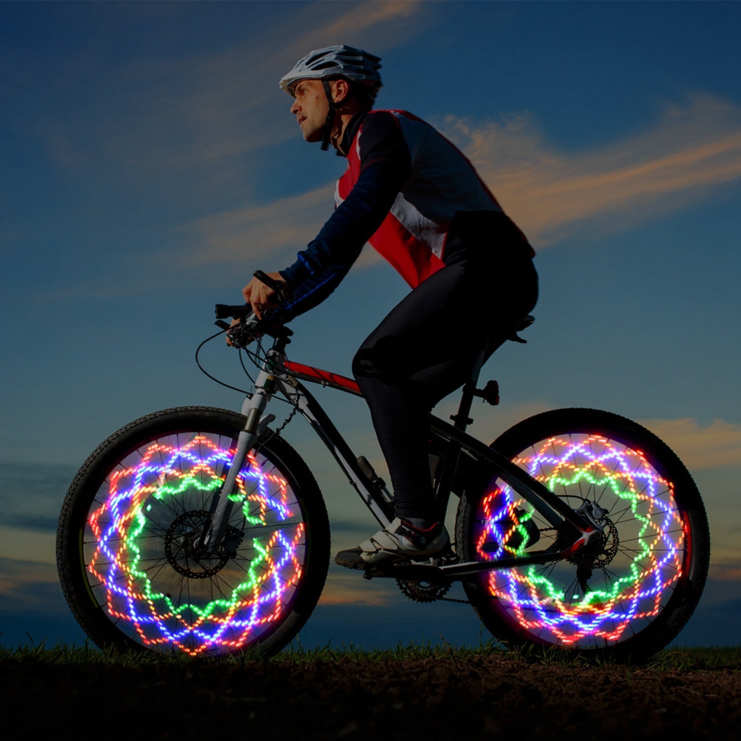 2-Piece: 32 LEDs Pattern Cycling Lights Visit New