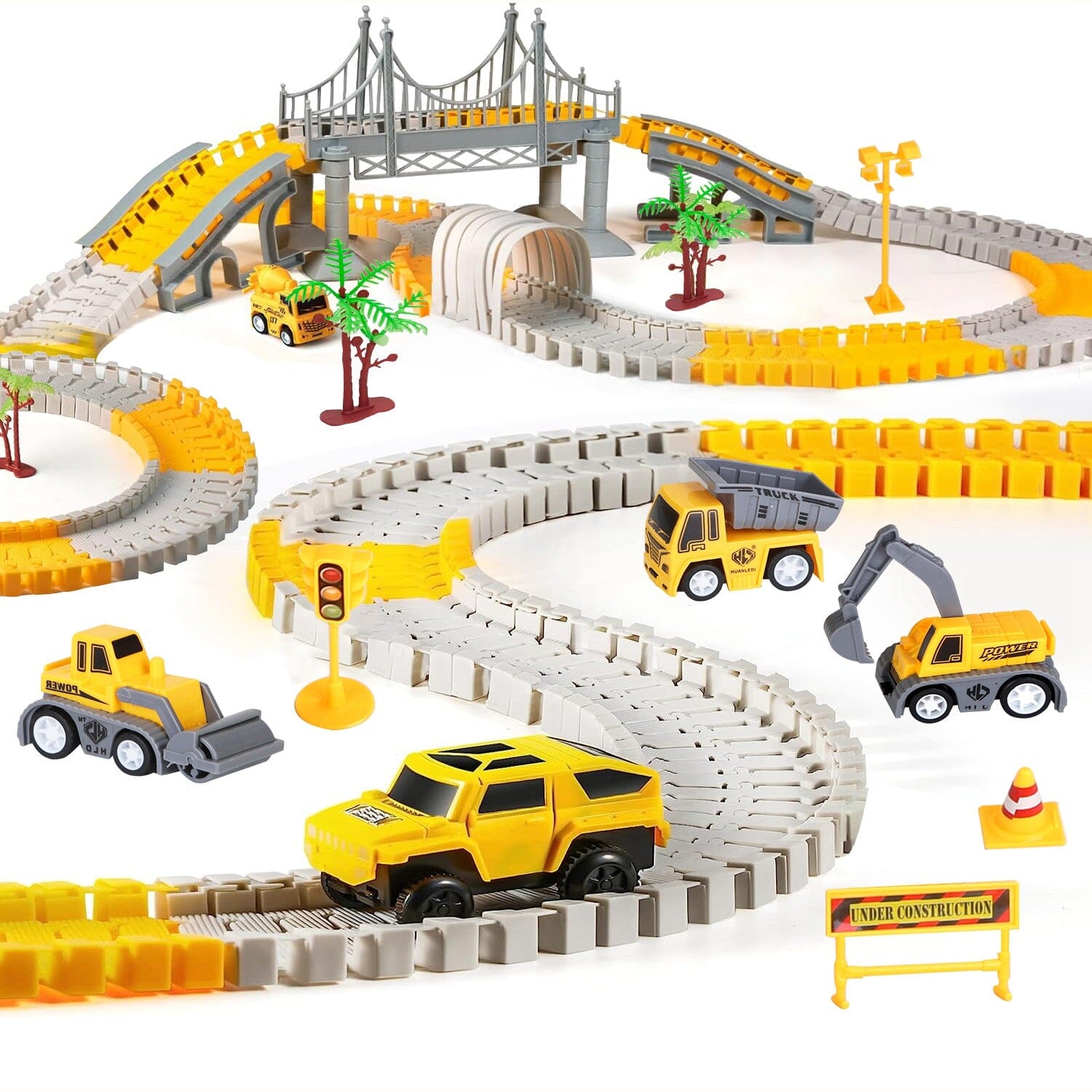 340-Piece: Construction Race Track Toy Set Discount Pices