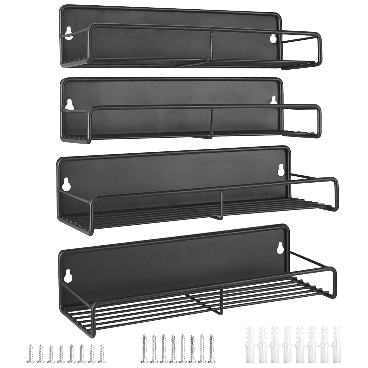 4-Piece: Strong Magnetic Spice Rack Organizer Outlet Choice