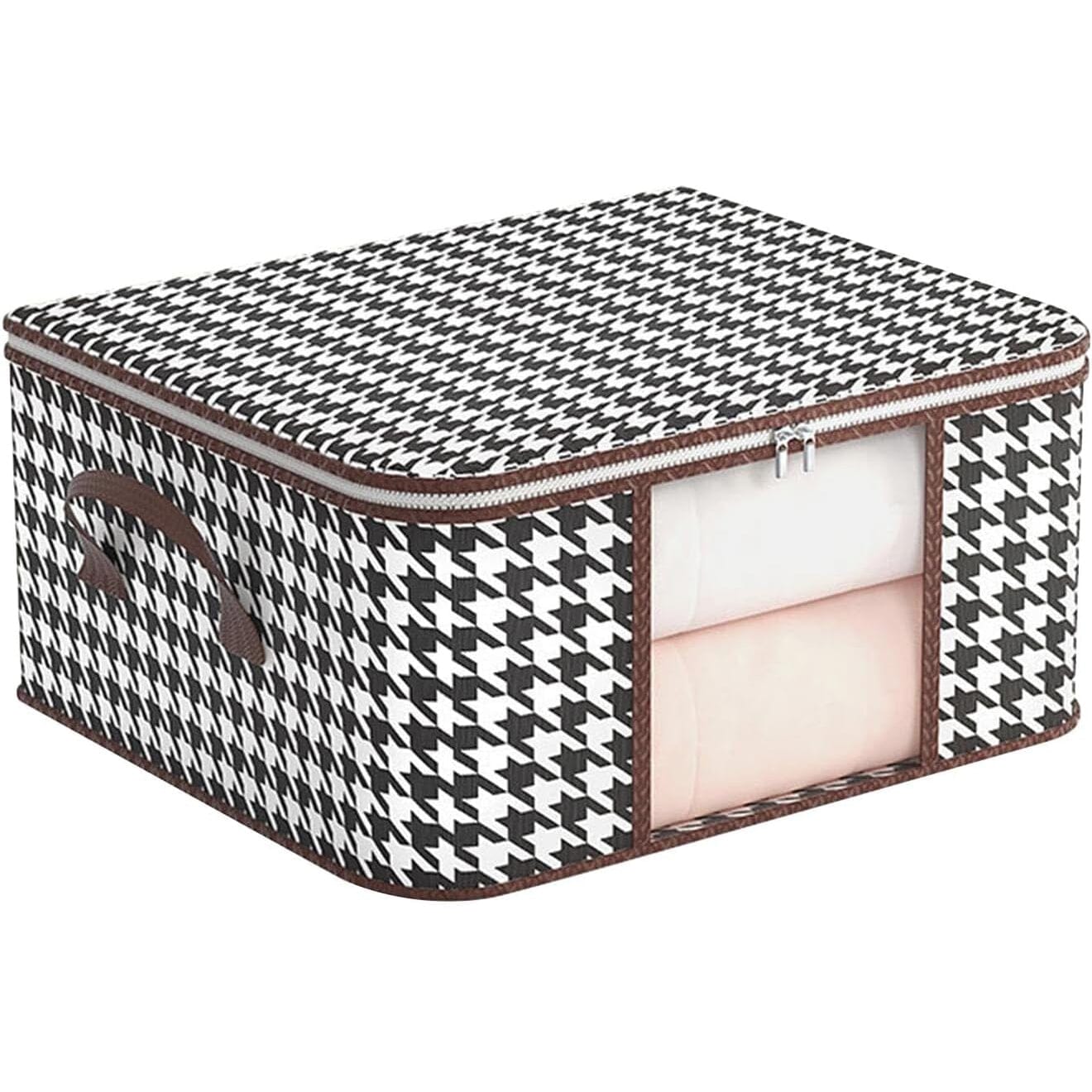 Houndstooth Large Storage Bag Latest Collections Sale Online