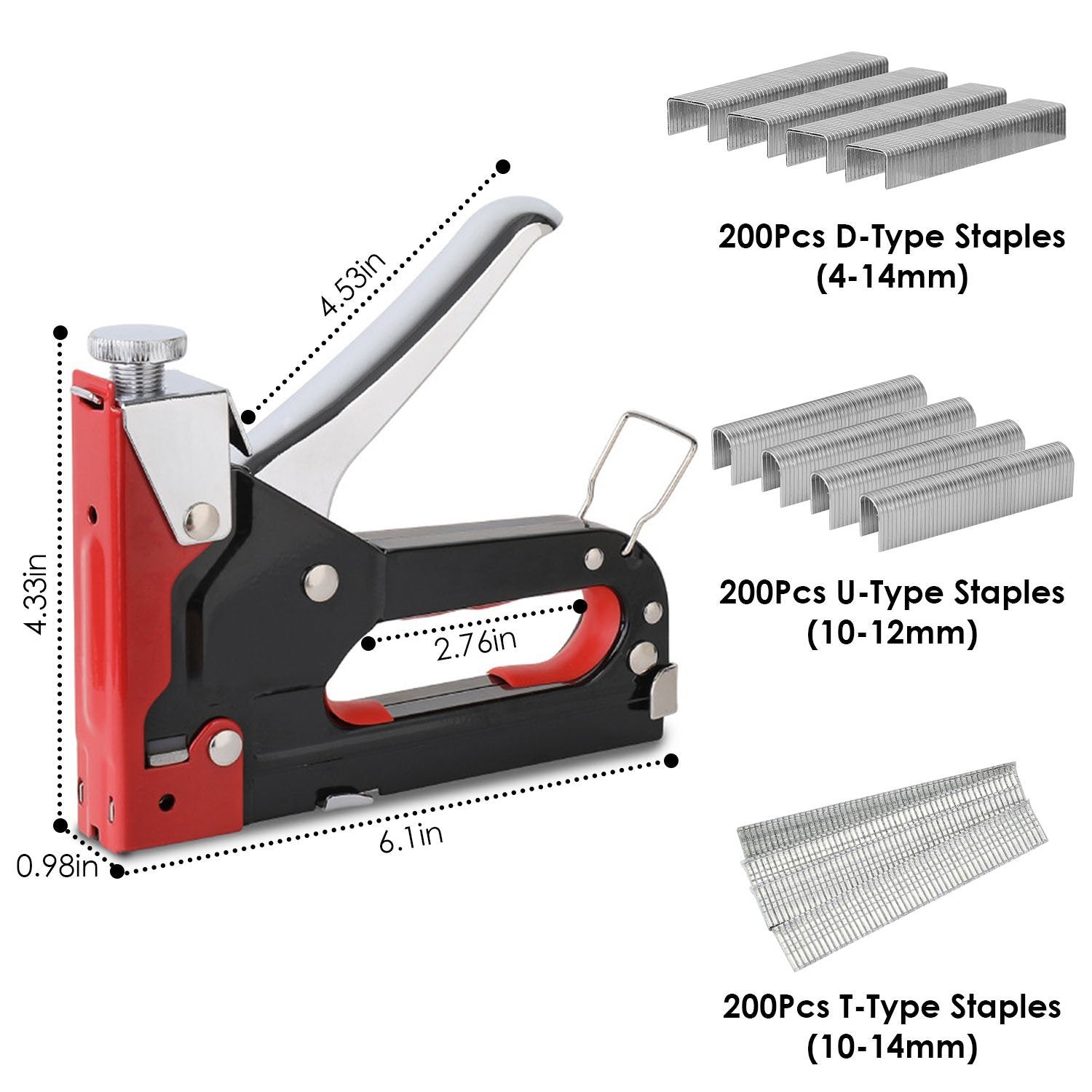 3-in-1 Heavy Duty Manual Nail Stapler Kit Collections Online