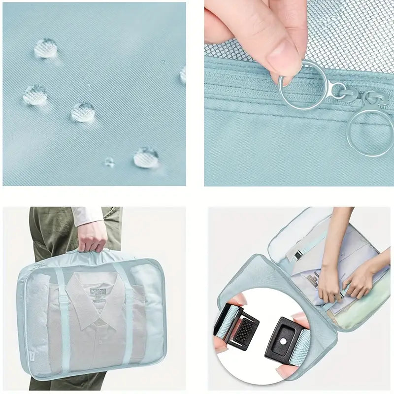 7-Pieces: Travel Luggage Packing Organizers Set Clearance Free Shipping