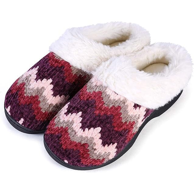 Roxoni Women's Cozy Memory Foam Slippers, Fuzzy Warm Faux 100% Authentic Sale Online