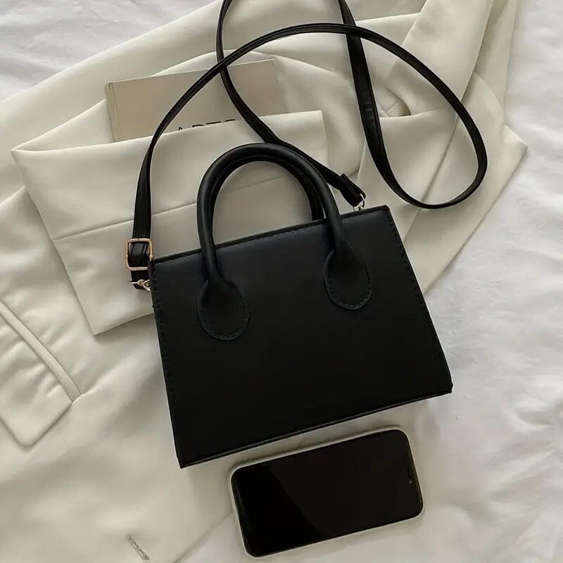 Chic Black Mini Tote Bag Cheap Sale