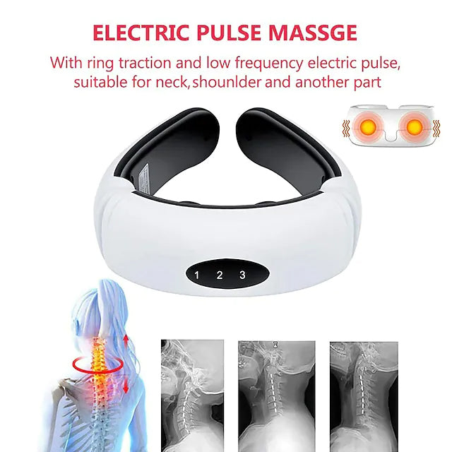 Electric Neck Massager and Pulse Back 6 Modes Power Control Affordable Online