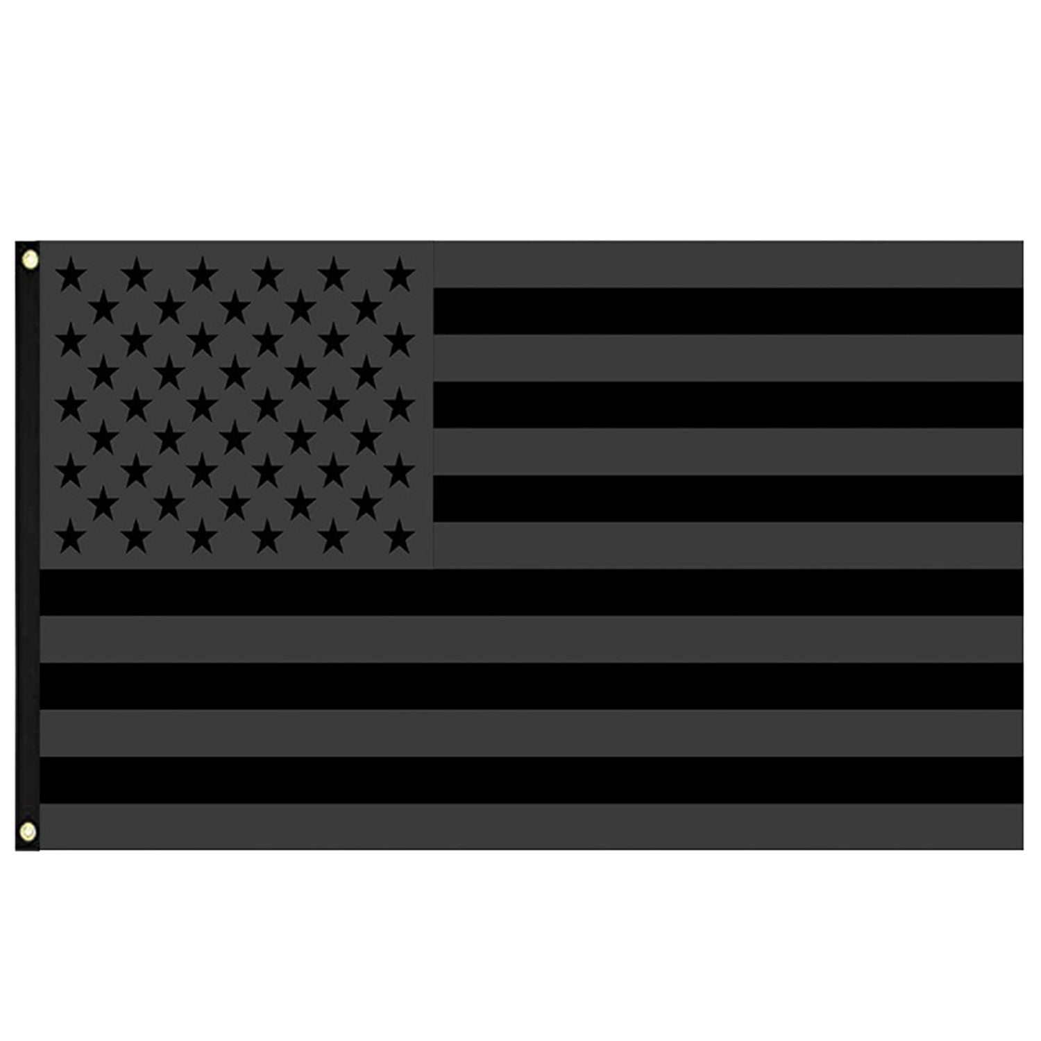 2-Pack: 3X5 Ft. All Black American Flag Outlet Free Shipping Authentic