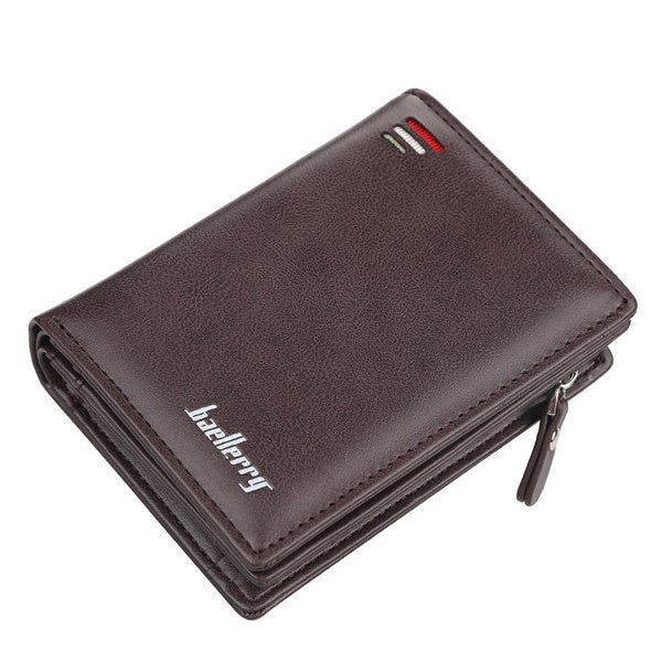 Baellerry Men's Zipper Short Fashion Wallet Supply