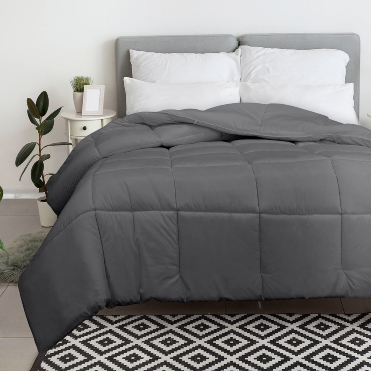 Royale All Season Down Alternative Lightweight Quilted Bedding Comforter with Corner Tabs 100% Authentic Sale Online