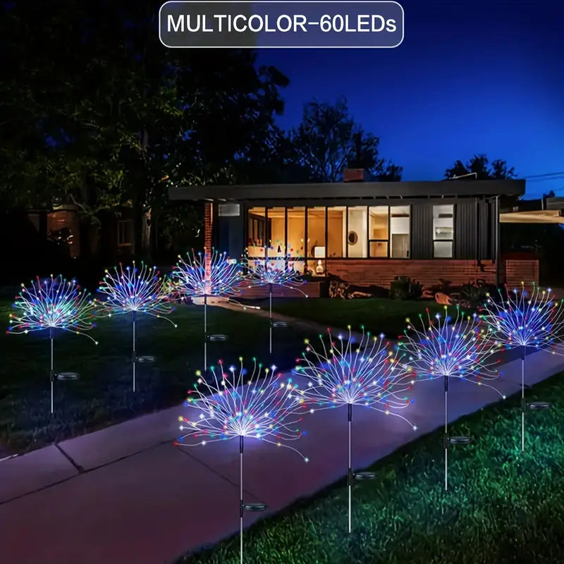 Outdoor Solar Garden Lights with 8 Lighting Modes Cheap Sale Footaction