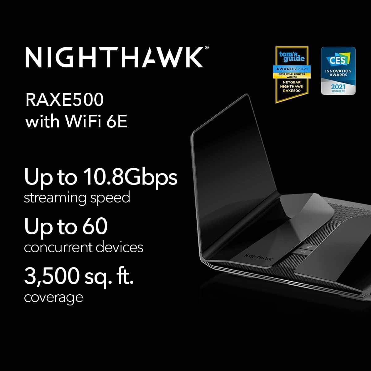 NETGEAR Nighthawk 12-Stream WiFi 6E Router (RAXE500) (Refurbished) Cheap Sale Websites