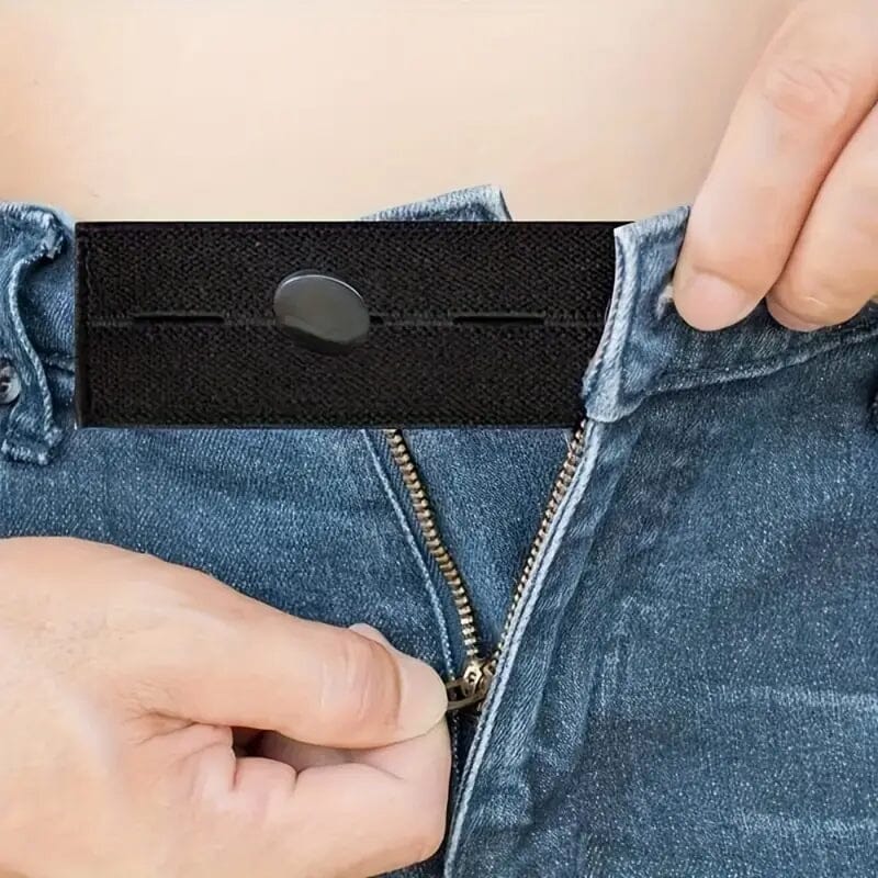 2-Pack: Black Interlocking Tape Waistband Extender Buttons for Jeans and Pants Sale Footlocker Finishline