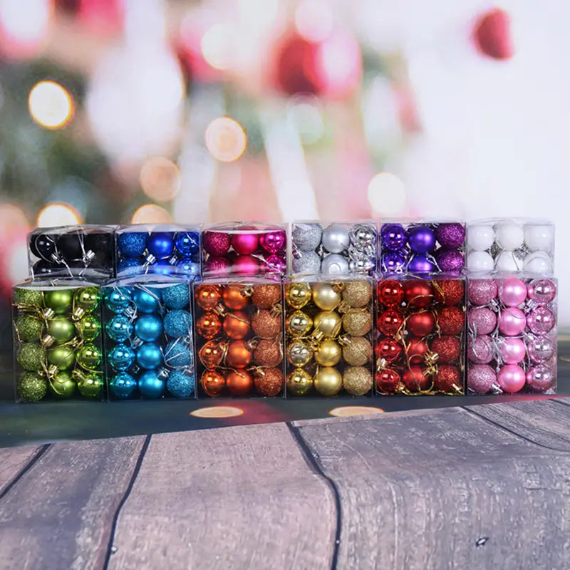 24-Pieces: Sparkling Christmas Balls Buy Cheap Free Shipping
