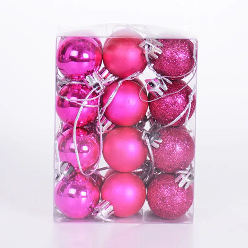 24-Pieces: Sparkling Christmas Balls Buy Cheap Free Shipping
