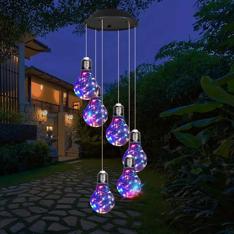 Colorful Lights Solar Wind Chimes for Outside Affordable Sale Online