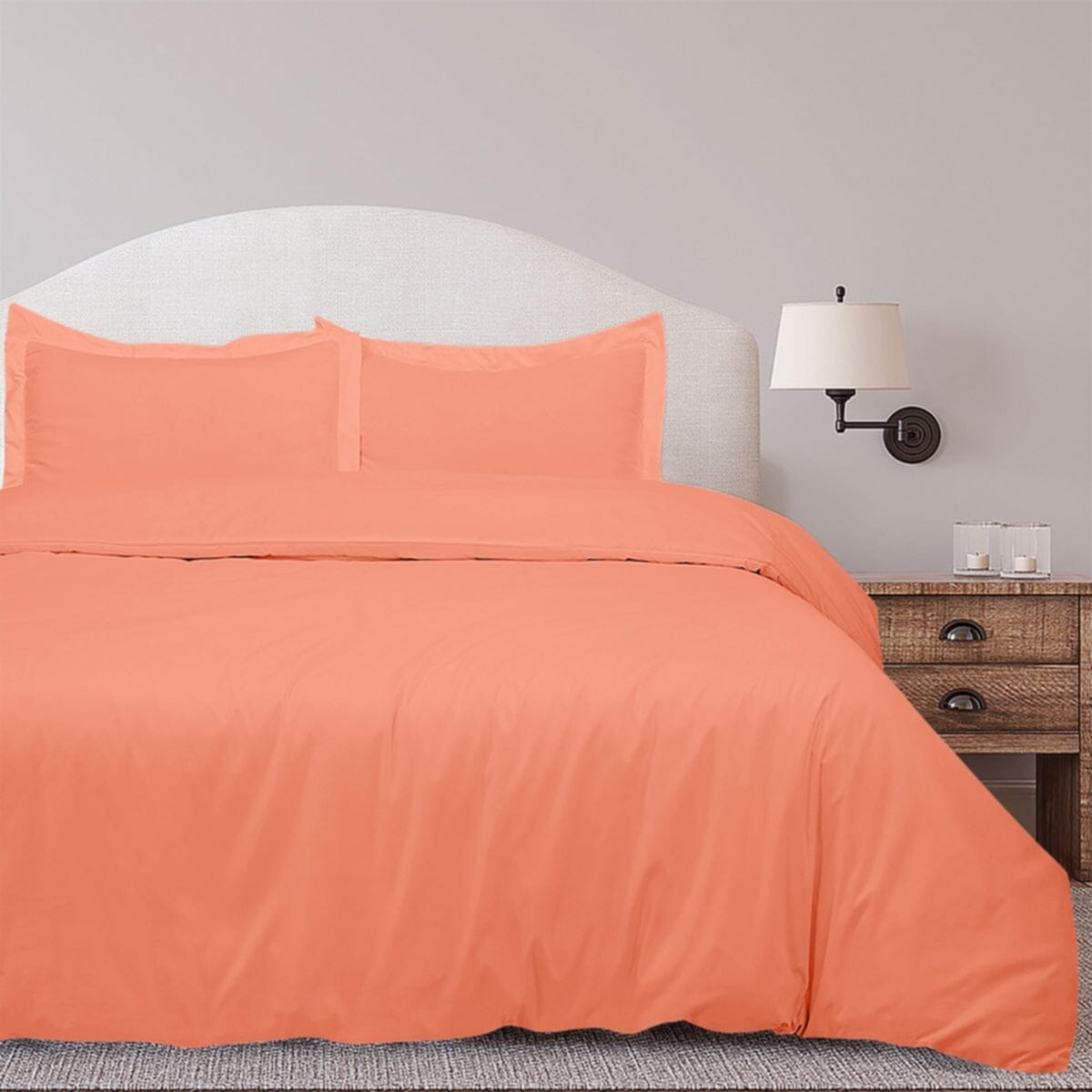 3-Piece Set: Royal Linens Double Brushed Full Duvet Covers With Zipper Closure Sale Outlet