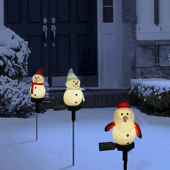 Christmas Snowman Light Solar Discount For Cheap