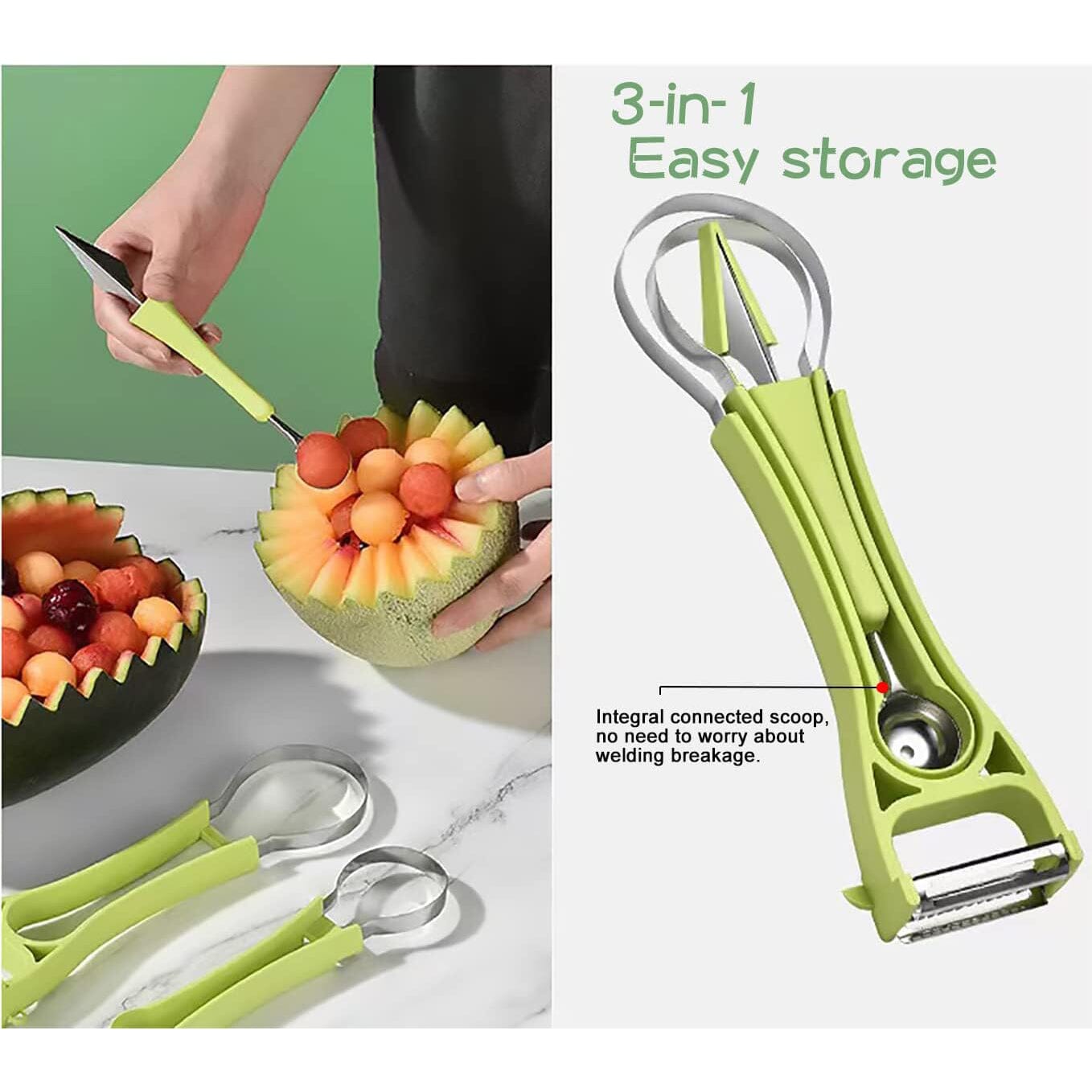 5-in-1 Stainless Steel Fruit Carving Tools Huge Surprise