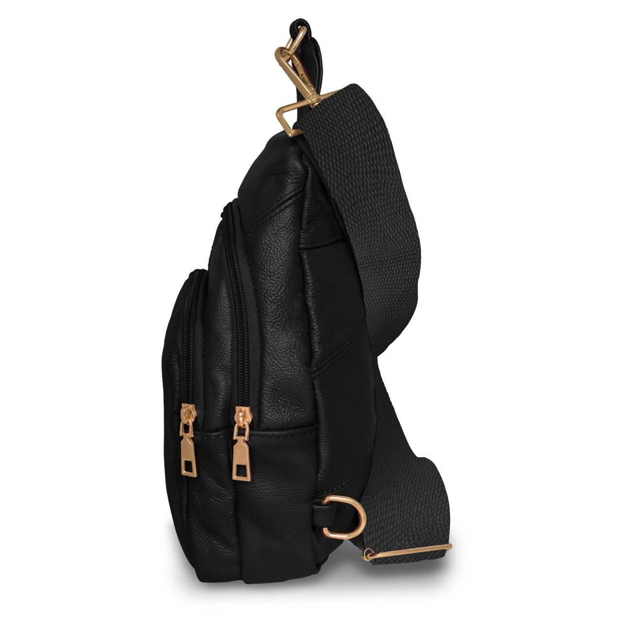 Real Leather Solid Strap Shoulder Sling Bag Sale Wiki