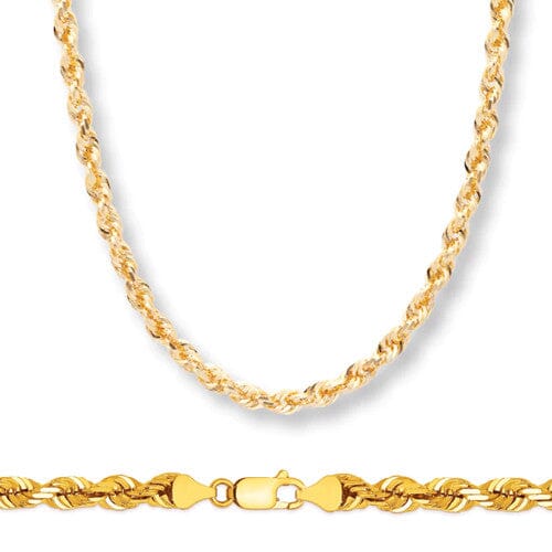 Rope Chain in Yellow Gold - 5mm Cheap Sale Pictures