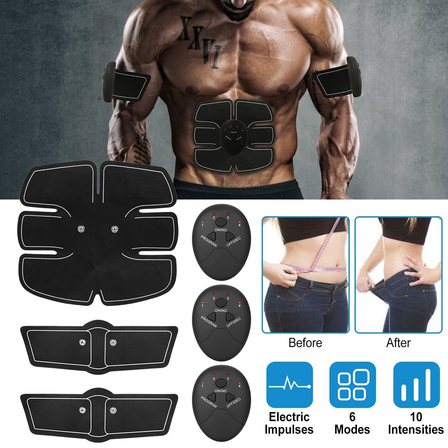 Smart Abs Stimulator Muscle Toning Belt Trainer Best Place