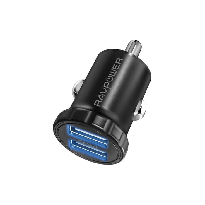 RavPower 24W 4.8A Mini Dual USB Car Adapter 2-Port Car Charger (Refurbished) In China For Sale