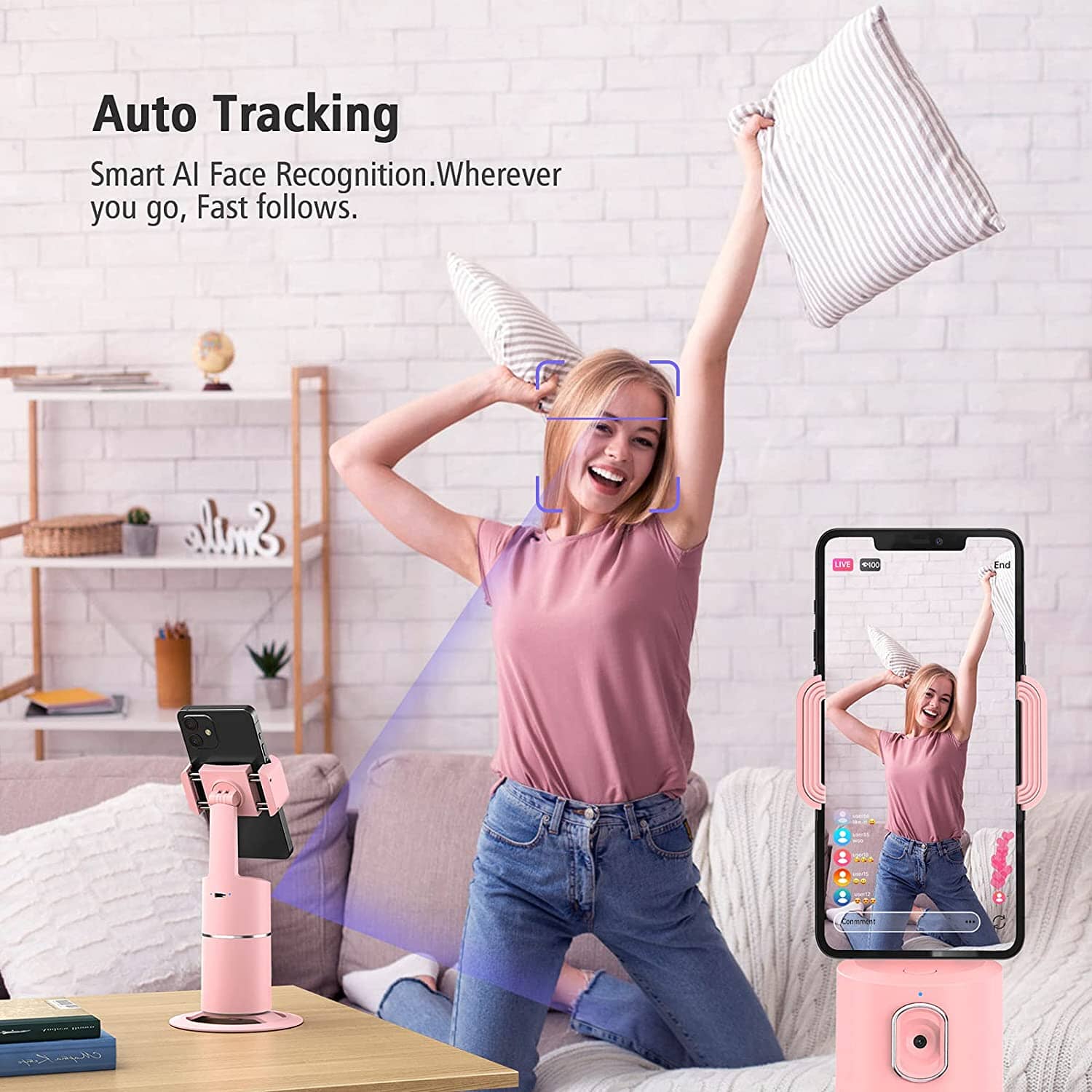 Auto Face Tracking Phone Holder Wholesale Pice Cheap Pice