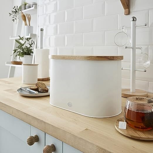 Swan Nordic Bread Bin & Cutting Board Pick A Best Sale Online
