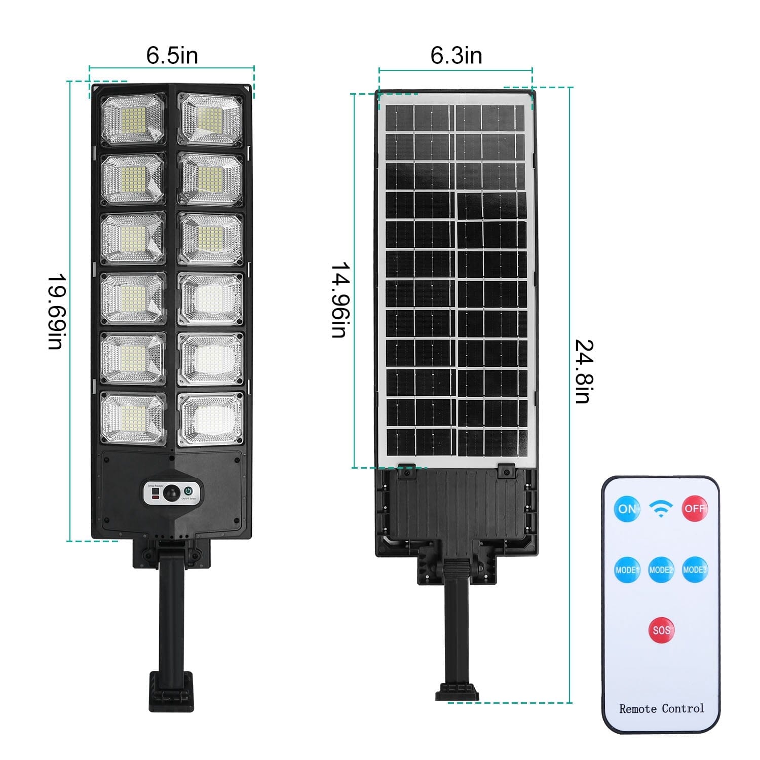 Solar Powered Wall Light Beads PIR Motion Sensor Free Shipping Shop Offer