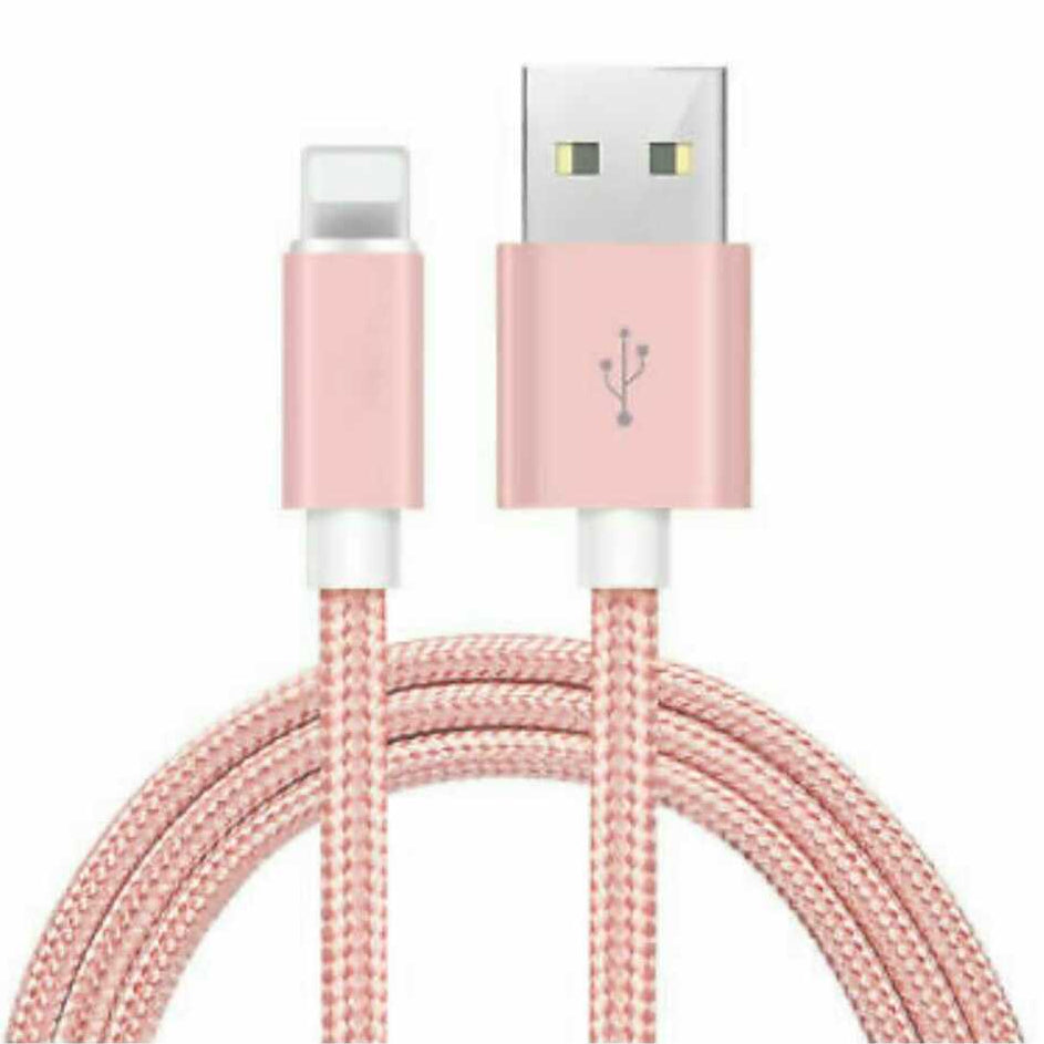 6-Pack: 10-Foot Braided Heavy-Duty Lightning Cables for Apple Devices Free Shipping Manchester