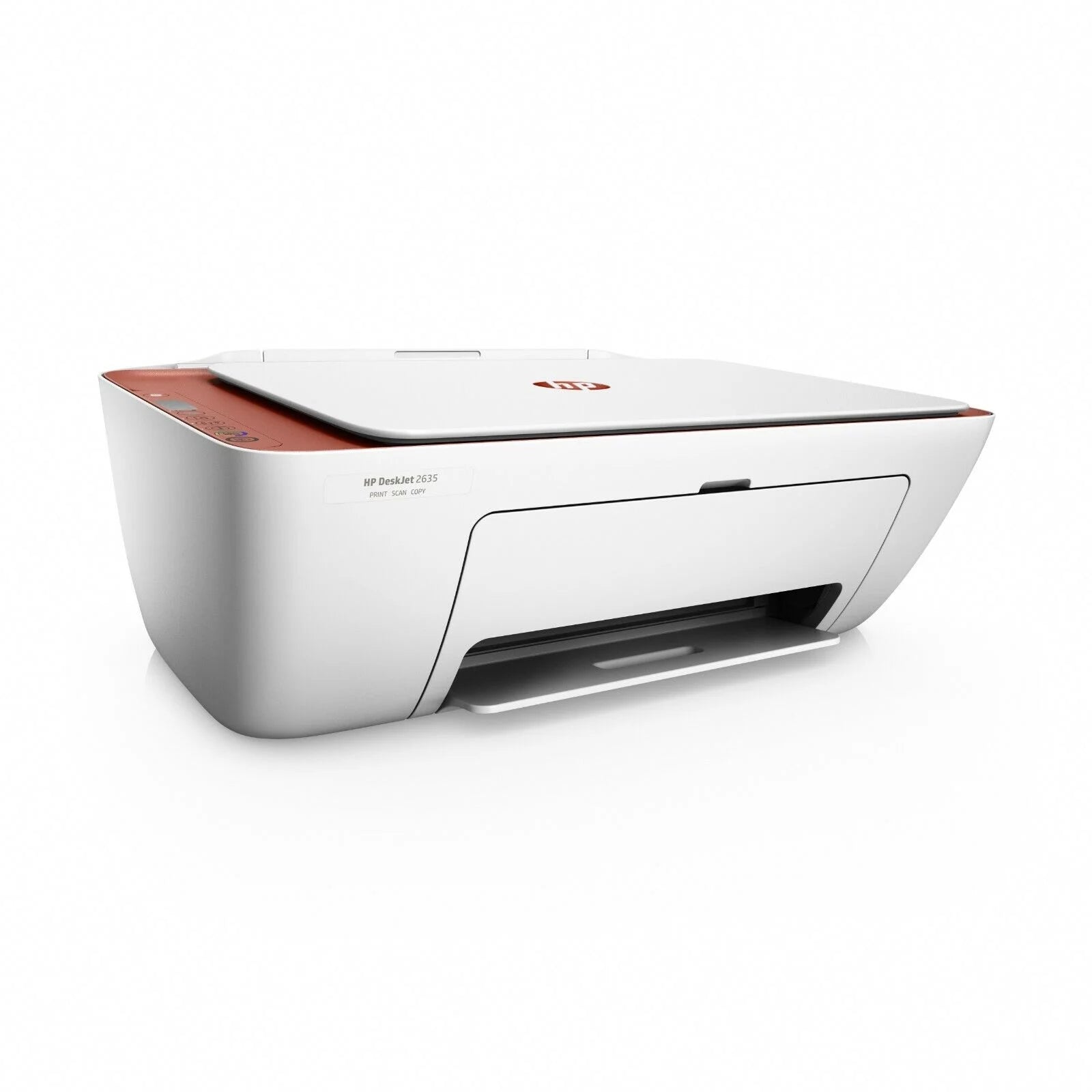 HP DeskJet 2635 NO INK Wireless All-in-One Printer (Red) (Refurbished) Reliable For Sale