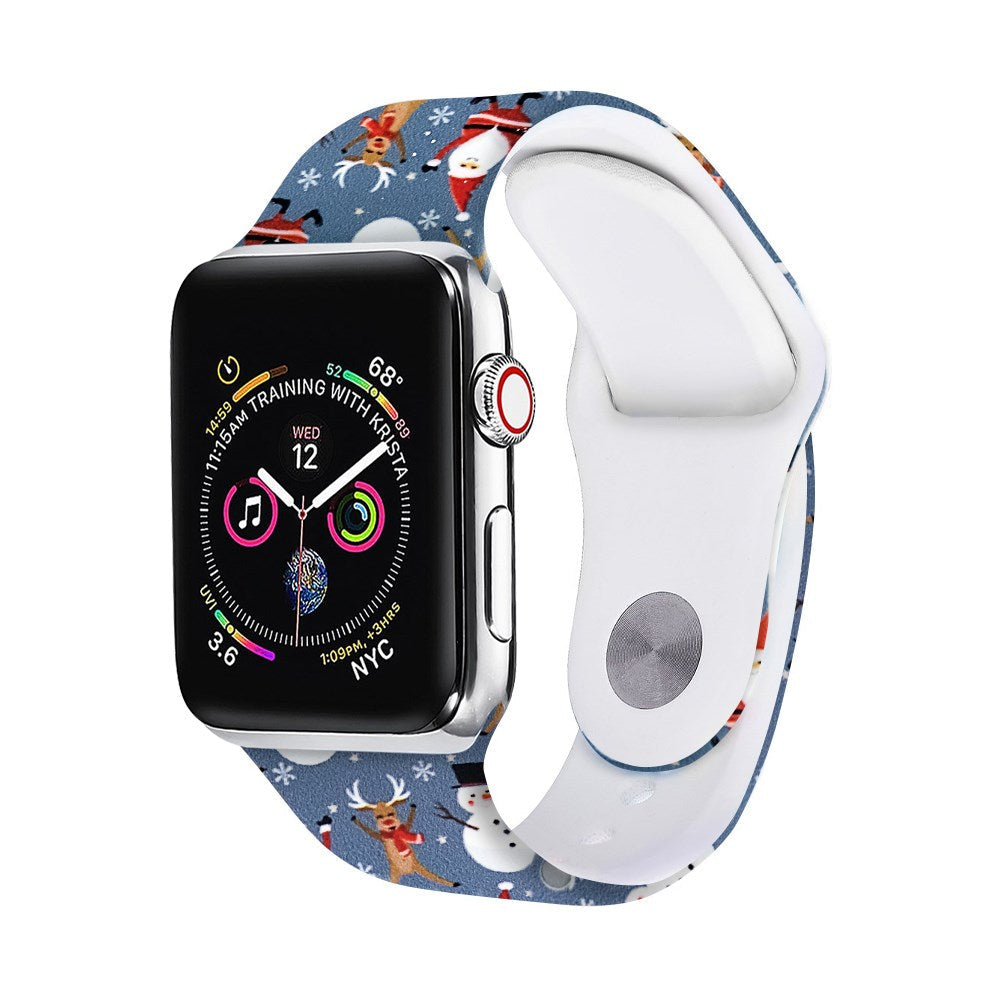 Christmas Silicone Apple Watch Bands Outlet Find Great