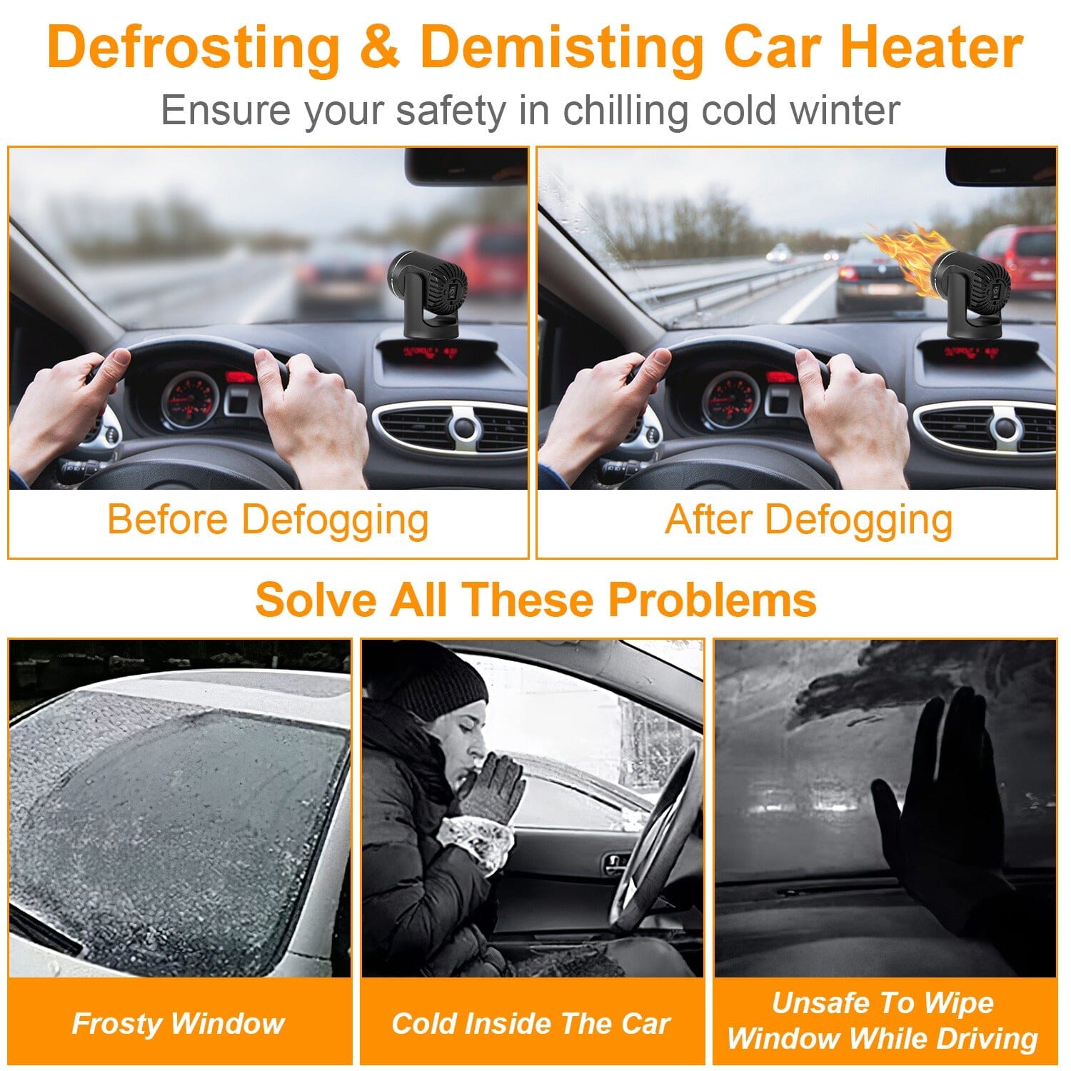 Portable Car Heater 2-in-1 Heating Cooling Fan Release Dates Sale Online