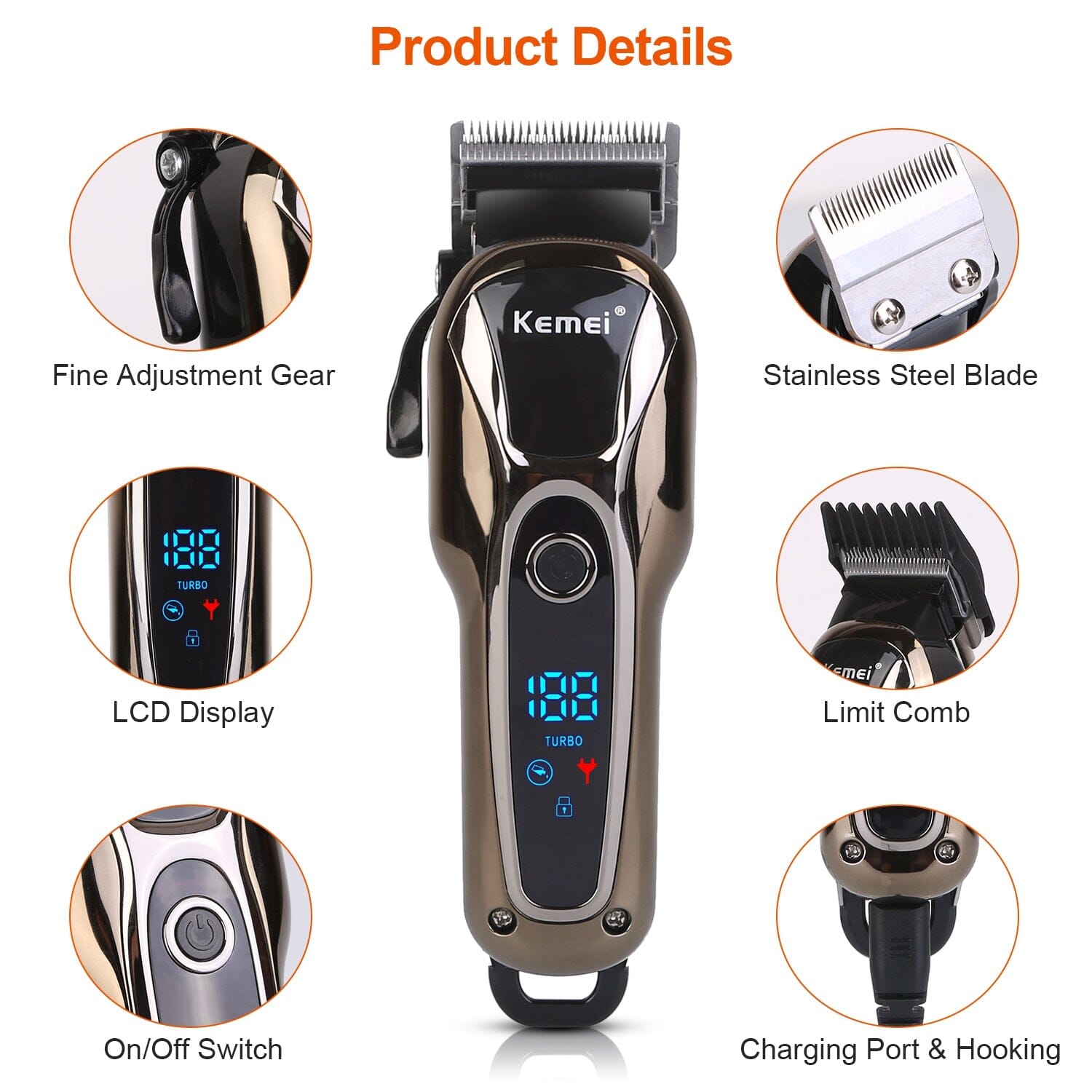 Rechargeable Electric Hair Clipper Cheap Sale Amazing Pice