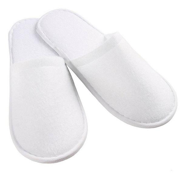 20-Pairs: Spa Hotel Guest Soft Slippers Closed Toe Disposable Travel Slipper Cheap Sale Latest Collections