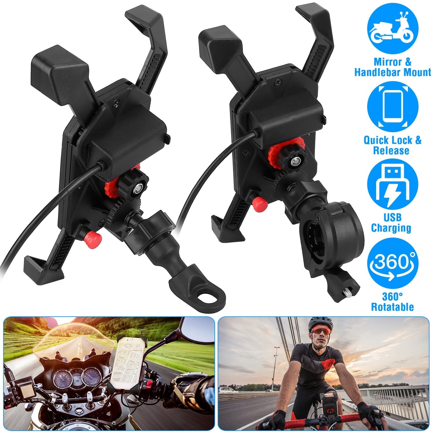 Handlebar Mirror Mobile Phone Holder Clearance Best Store To Get