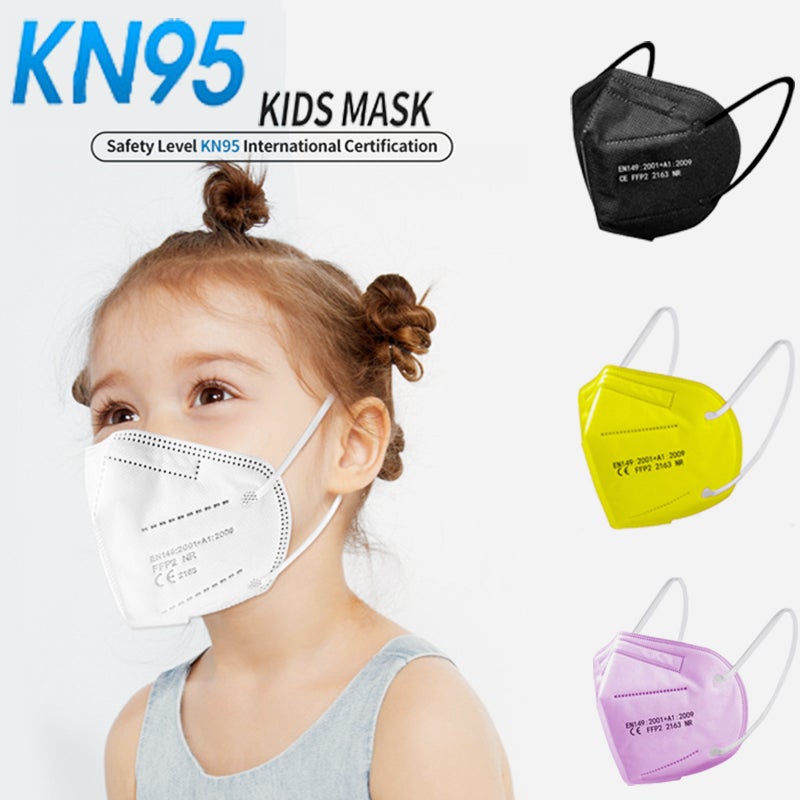 50-Pack: Kids Size KN95 5-Ply Face Mask Sale Classic