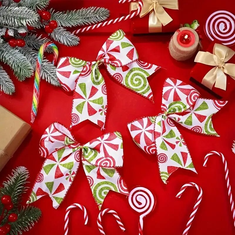 20-Pieces: Christmas Tree Bow Decorations Sale Affordable