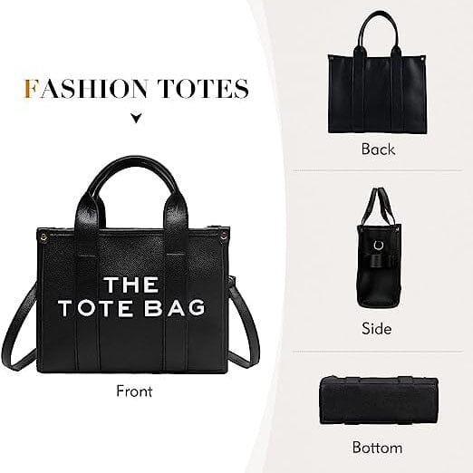 Trendy Leather Tote Bag Small Personalized Top Handle Crossbody Handbags Get Authentic For Sale